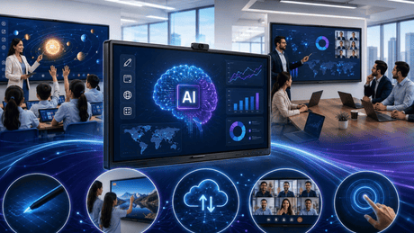 How AI with Interactive Panels is Transforming Smart Classrooms and Businesses