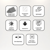 It’s built-in software that allows you to control, manage, and schedule content on your kiosk display — remotely and easily.
