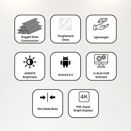 It’s built-in software that allows you to control, manage, and schedule content on your kiosk display — remotely and easily.