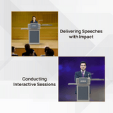 Atiroh digital podium used for delivering speeches and conducting interactive sessions in classrooms and conferences.